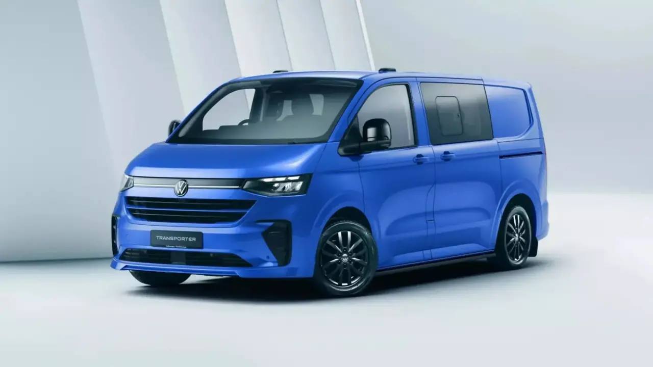 Друзья , Volkswagen расширил гамму легких коммерческих автомобилей Transporter актуального поколения T7 новой спортмодификацией Sportline.